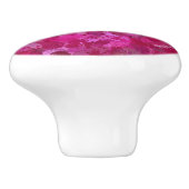 Hot-roze verfbalken keramische knop (Zijkant)