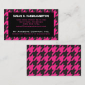 Hot-roze Visitekaartje (Voorkant / Achterkant)