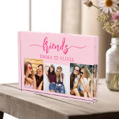 Hot roze vrienden 3 foto vriendschap collage