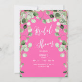 Hot-roze Vrijgezellenfeest Kaart (Voorkant)