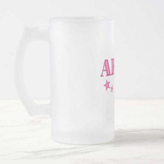 Hot-Roze vrouw van het leger, gevroren Mok (Links)