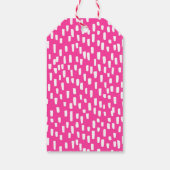 Hot-roze wasmachine Labels Cadeaulabel (Achterkant)