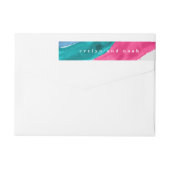 Hot-roze Waterverf (Achterkant)