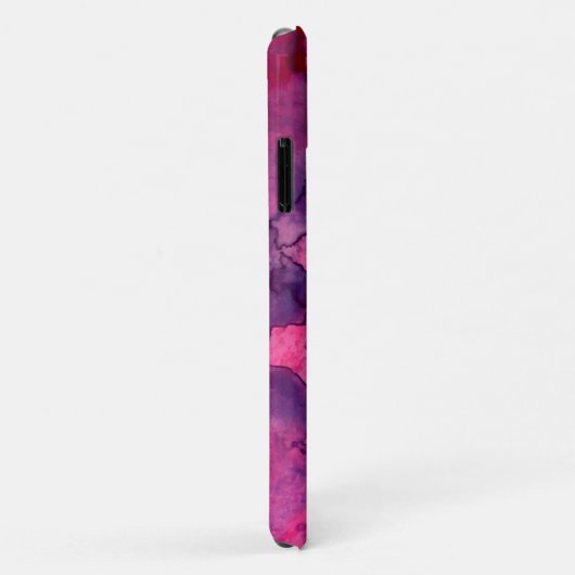 Hot-roze Waterverf Case-Mate iPhone Case (Achterkant/rechts)