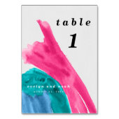 Hot-roze Waterverf Kaart (Voorkant)