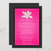 Hot-roze weddenschappen kaart (Voorkant / Achterkant)