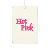 Hot Roze witte auto luchtverfrisser (Voorkant)