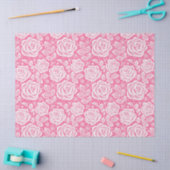 Hot-roze witte roze leds cadeaubonpapier tissuepapier (Craft)
