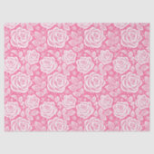 Hot-roze witte roze leds cadeaubonpapier tissuepapier (Voorkant)