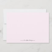Hot-roze Zebra Sla de datum op Save The Date (Achterkant)