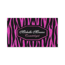 Hot-roze Zebra Stripe