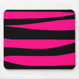 Hot-roze zebraafdruk muismat