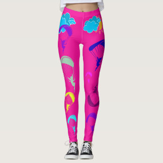 Hot-roze zonneschijn Leggings met pixie