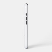 Hot Roze Zwart Initiaal Naam Monogrammed iPhone Hoesje (Linkerkant)