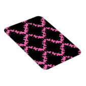 hot roze zwarte diamantmot magneet (Rechterzijde)