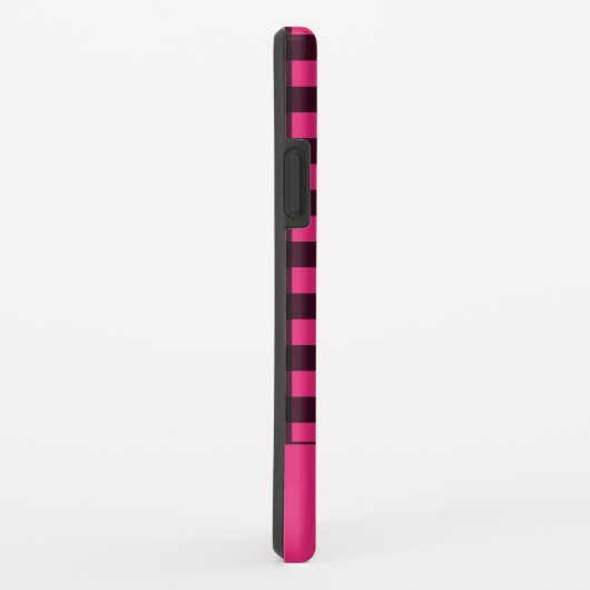 Hot-roze zwarte spelnaam Case-Mate iPhone case (Achterkant/rechts)