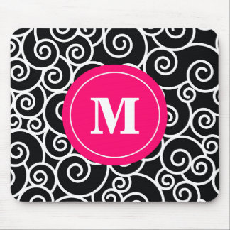 Hot-roze zwarte-zwembad Muismat. Muismat