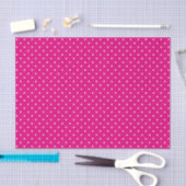 Hot-roze Zwitserse Stippen | Weefselpapier Tissuepapier (Craft)