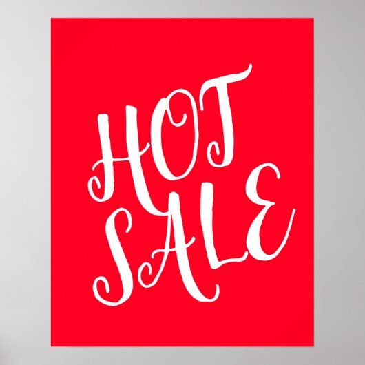 HOT SALE Teken, Retail Sale Teken, Uitverkoop Poster (Voorkant)