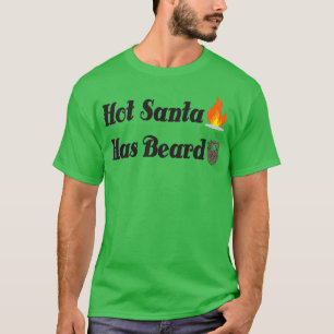 Hot Santa heeft Beard T-shirt