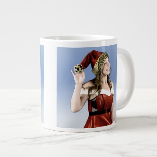 Hot "Santa's Helper" Coffee Cup Grote Koffiekop (Voorkant rechts)