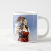 Hot "Santa's Helper" Coffee Cup Grote Koffiekop (Rechts)