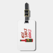 Hot Sauce Addict Bagagelabel (Voorkant verticaal)