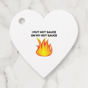 Hot Sauce Bedankjes Labels