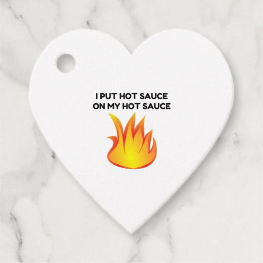Hot Sauce Bedankjes Labels (Voorkant)