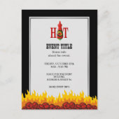 Hot Sauce Bottle Briefkaart (Voorkant)