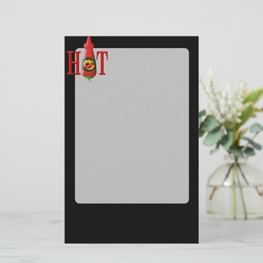 Hot Sauce Bottle Briefpapier (Staand voorkant)