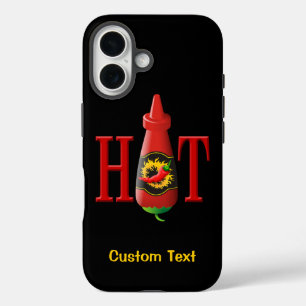 Hot Sauce Bottle iPhone 16 Hoesje