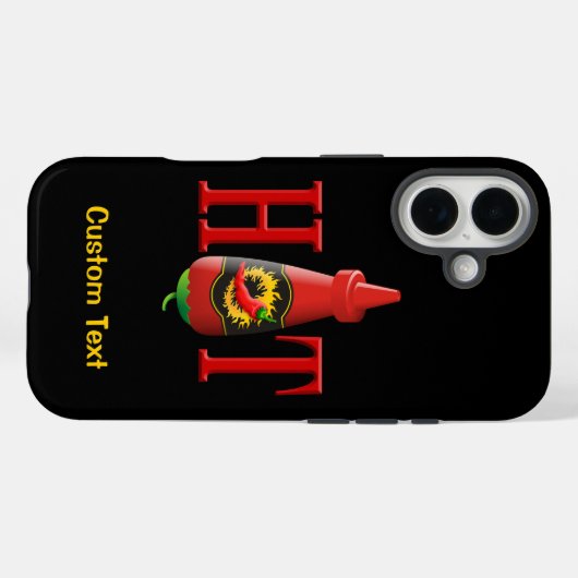 Hot Sauce Bottle Case-Mate iPhone Case (Achterkant (horizontaal))