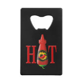 Hot Sauce Bottle Creditkaart Flessenopener (Achterkant)