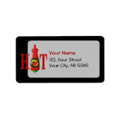 Hot Sauce Bottle Etiket (Voorkant)