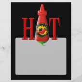 Hot Sauce Bottle Flyer (Achterkant)