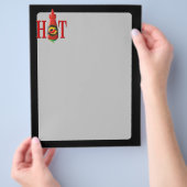 Hot Sauce Bottle Flyer (Hand)