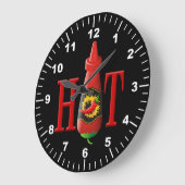 Hot sauce bottle grote klok (Hoek)