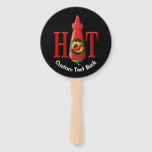 Hot Sauce Bottle Handwaaier (Achterkant)
