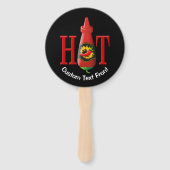 Hot Sauce Bottle Handwaaier (Voorkant)