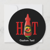 Hot Sauce Bottle Kaart (Voorkant)