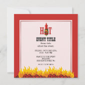 Hot Sauce Bottle Kaart (Achterkant)