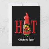Hot Sauce Bottle Kaart (Voorkant)