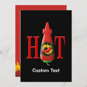 Hot Sauce Bottle Kaart