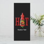 Hot Sauce Bottle Kaart (Staand voorkant)
