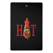 Hot Sauce Bottle Mini Klembord (Achterkant)