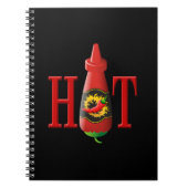 Hot Sauce Bottle Notitieboek (Voorkant)