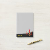 Hot Sauce Bottle Post-it® Notes (Op bureau)