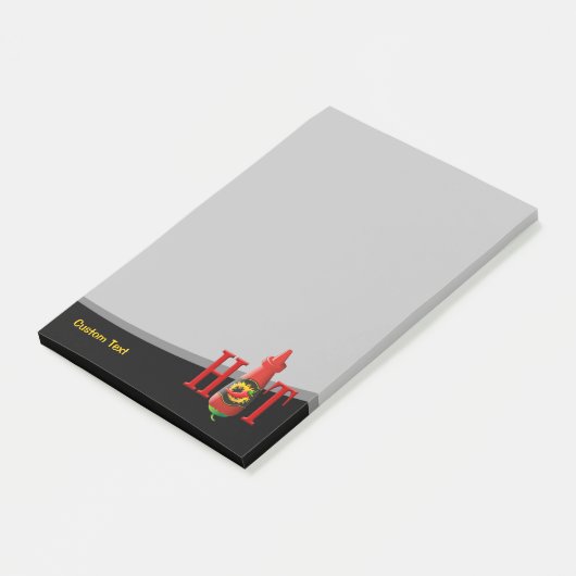 Hot Sauce Bottle Post-it® Notes (Schuin)