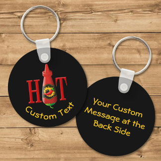 Hot Sauce Bottle Sleutelhanger